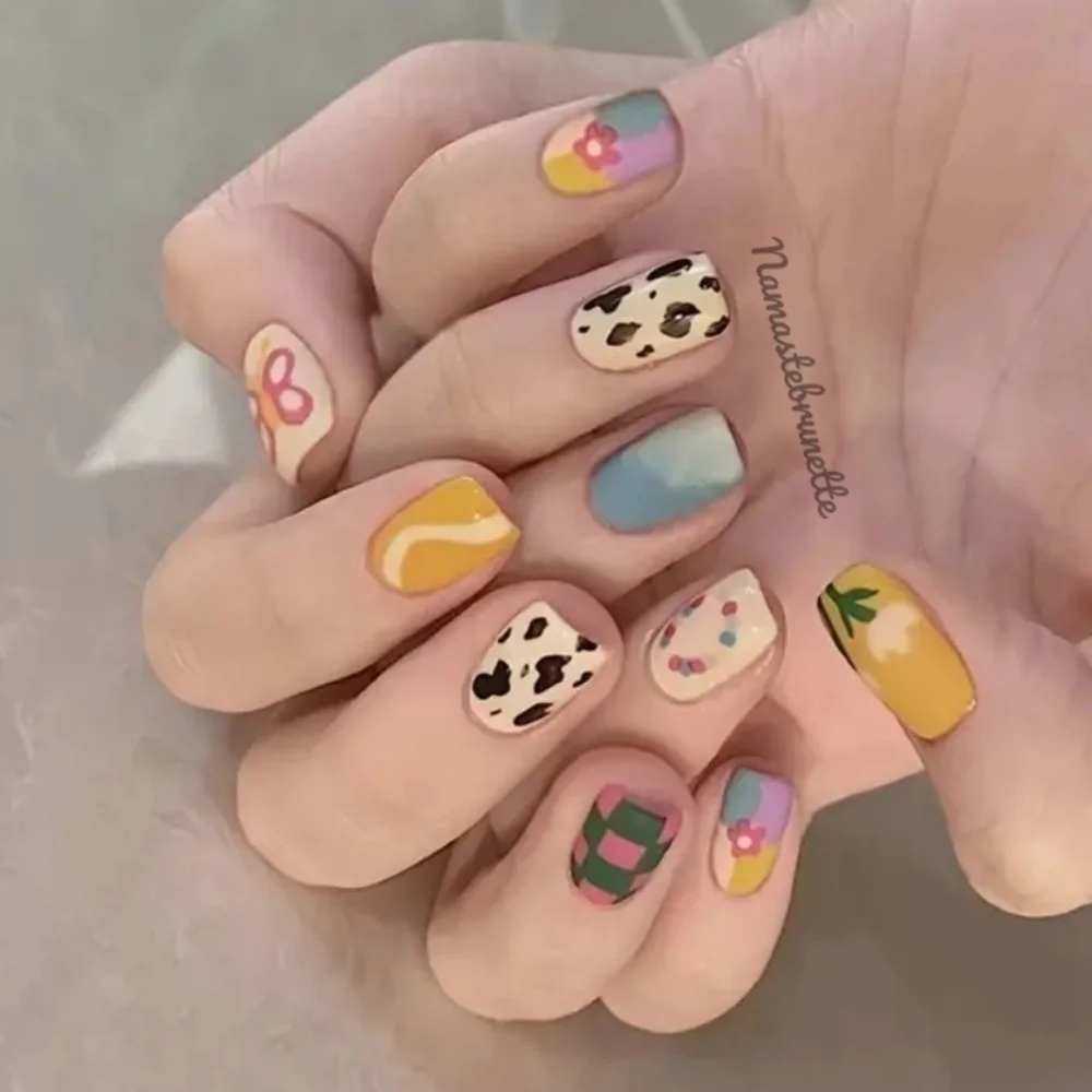 2/$16 Floral Butterfly Press On Nails